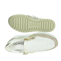 CINZIA SOFT Donna Sneakers bassa IV2521476G Bianco/Oro