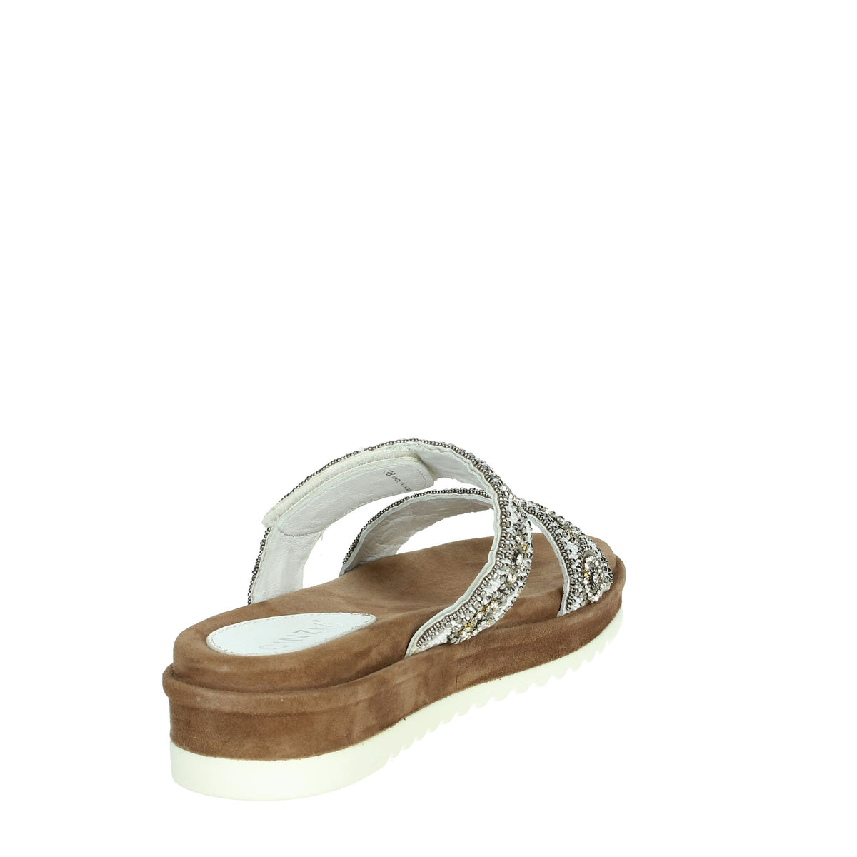 CINZIA SOFT Donna Ciabatte con zeppa IT1020 Bianco