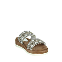 CINZIA SOFT Donna Ciabatte con zeppa IT1020 Bianco