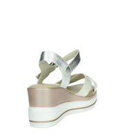 CINZIA SOFT Donna Sandali con zeppa SV619849-VM Bianco/Argento