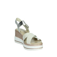 CINZIA SOFT Donna Sandali con zeppa SV619849-VM Bianco/Argento