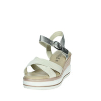 CINZIA SOFT Donna Sandali con zeppa SV619849-VM Bianco/Argento