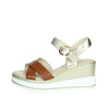Cinzia Soft Damen Sandalen mit Keilabsatz SV619849-VM Lederfarben
