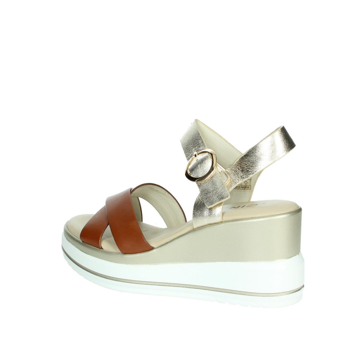 CINZIA SOFT Donna Sandali con zeppa SV619849-VM Cuoio