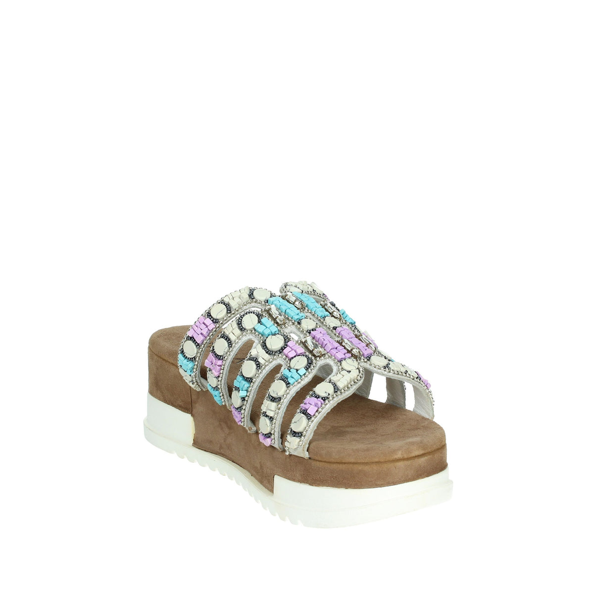 CINZIA SOFT Donna Ciabatte con zeppa IT1019 Grigio