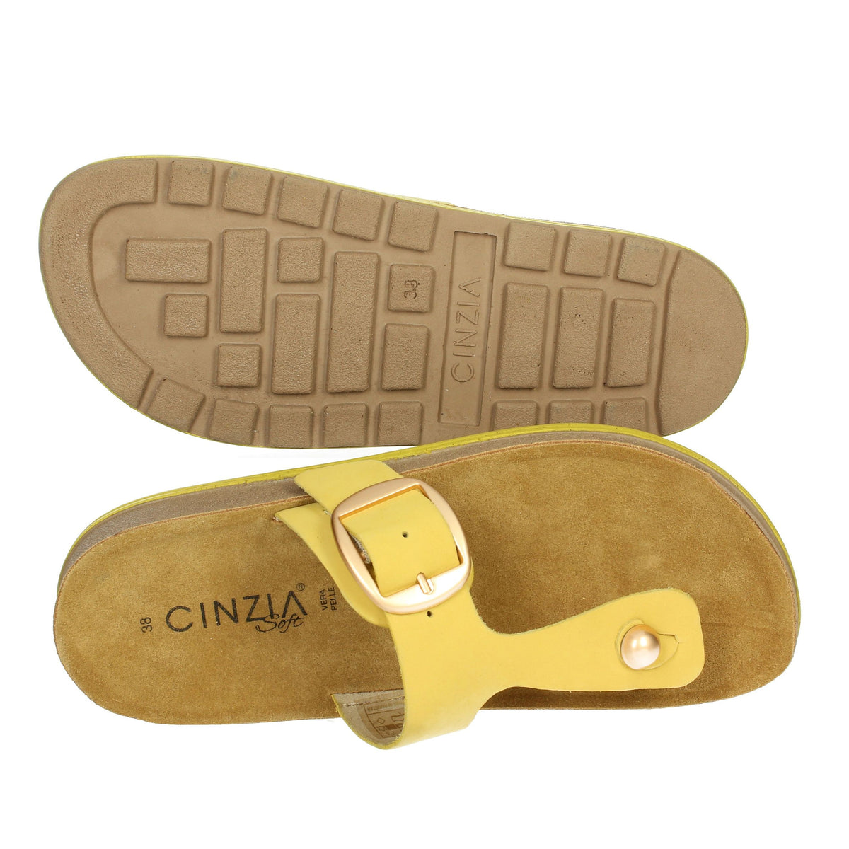 CINZIA SOFT Donna Infradito SV20070 Giallo