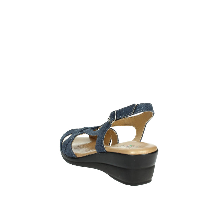 CINZIA SOFT Donna Sandali con zeppa IO17818 Blu