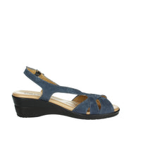 CINZIA SOFT Donna Sandali con zeppa IO17818 Blu