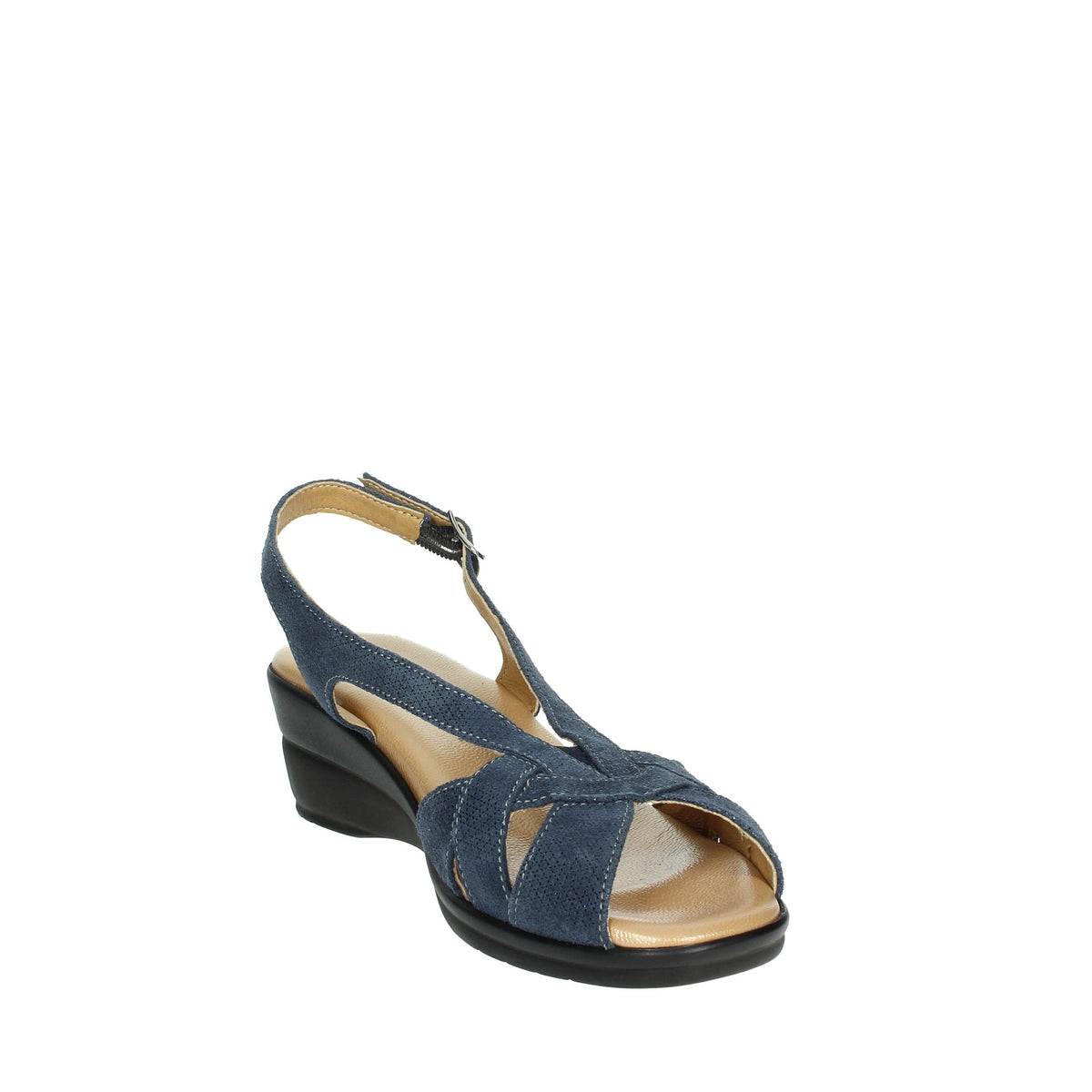 CINZIA SOFT Donna Sandali con zeppa IO17818 Blu