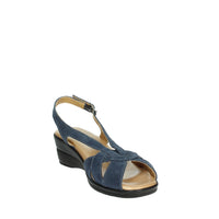 CINZIA SOFT Donna Sandali con zeppa IO17818 Blu
