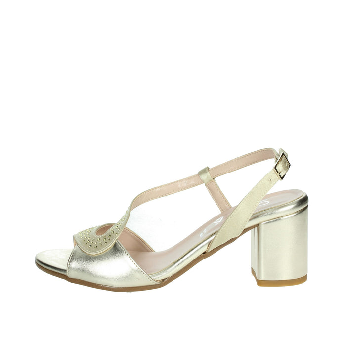 CINZIA SOFT Donna Sandali con tacco DM42315 Platino