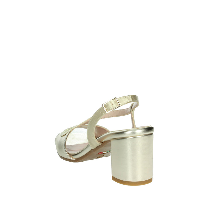 CINZIA SOFT Donna Sandali con tacco DM42315 Platino