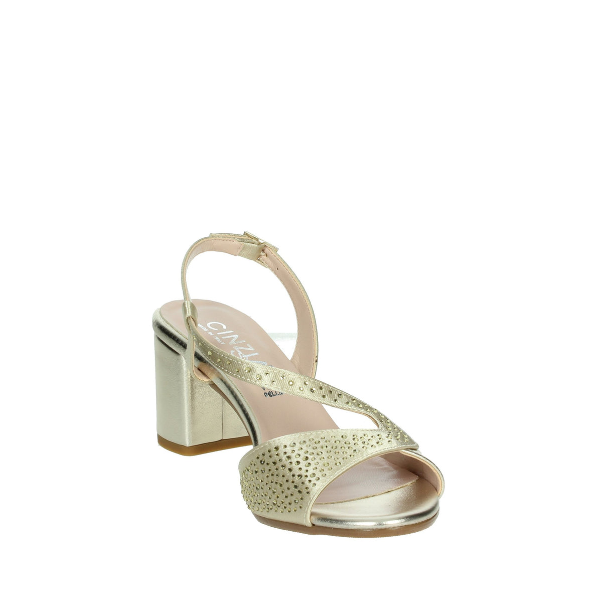 CINZIA SOFT Donna Sandali con tacco DM42315 Platino