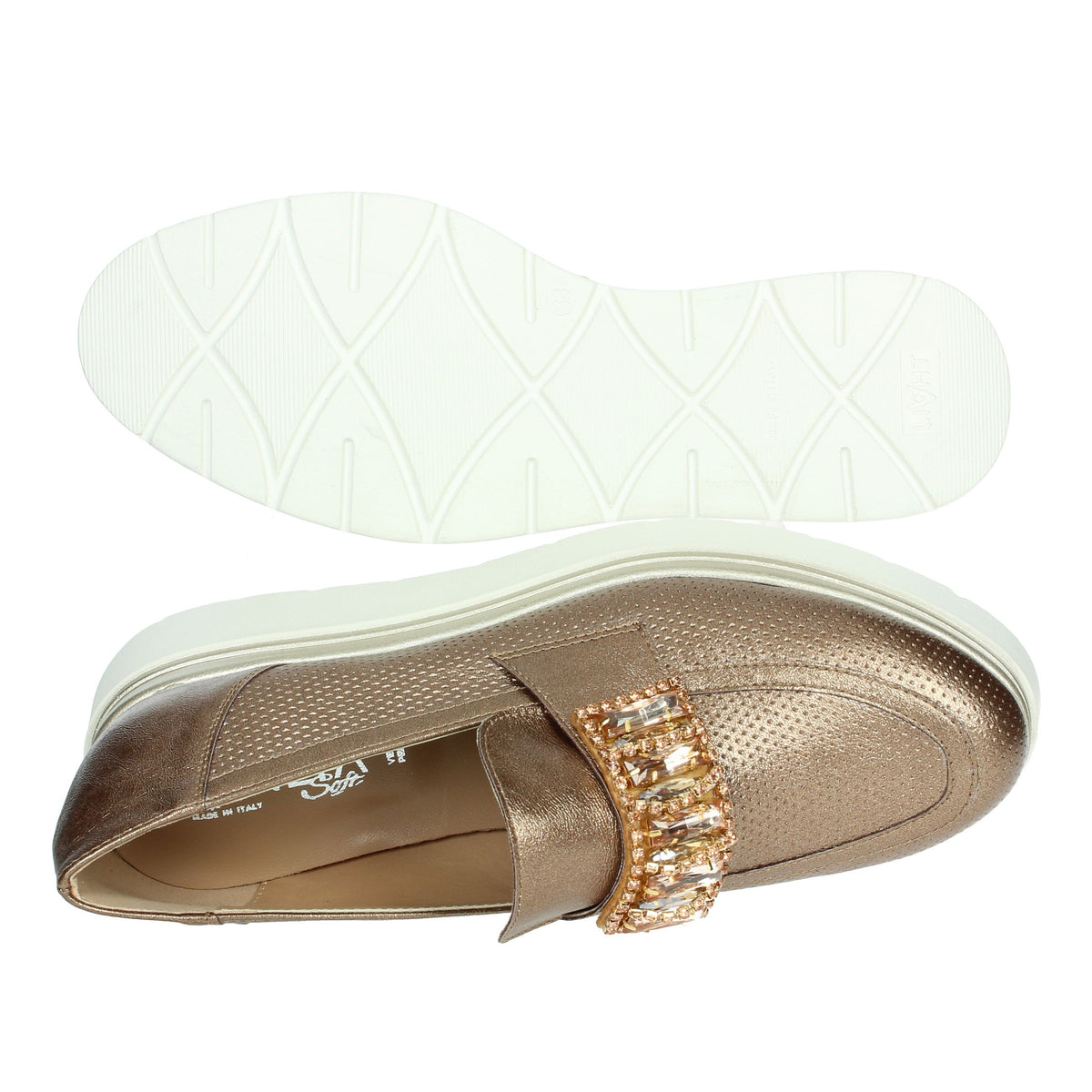 CINZIA SOFT Donna Mocassino MM255053 Bronzo