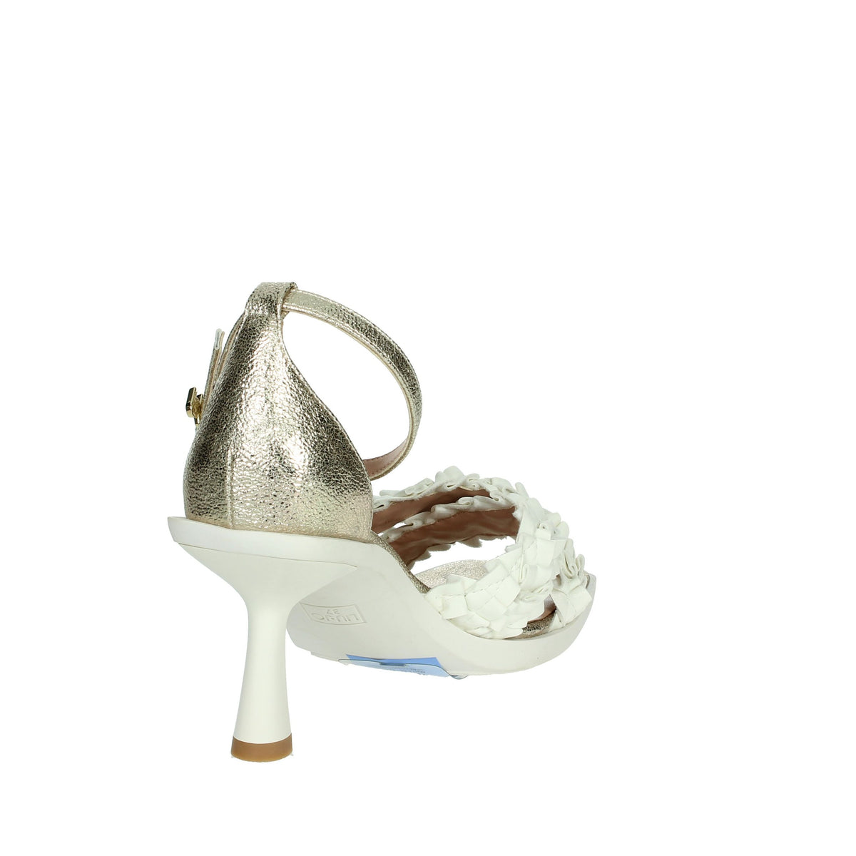 LIU-JO Donna Sandali con tacco SA4109 EX074 Bianco/Oro