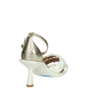 LIU-JO Donna Sandali con tacco SA4109 EX074 Bianco/Oro