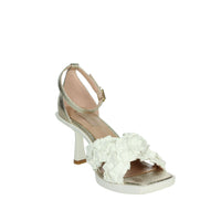 LIU-JO Donna Sandali con tacco SA4109 EX074 Bianco/Oro