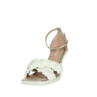 LIU-JO Donna Sandali con tacco SA4109 EX074 Bianco/Oro