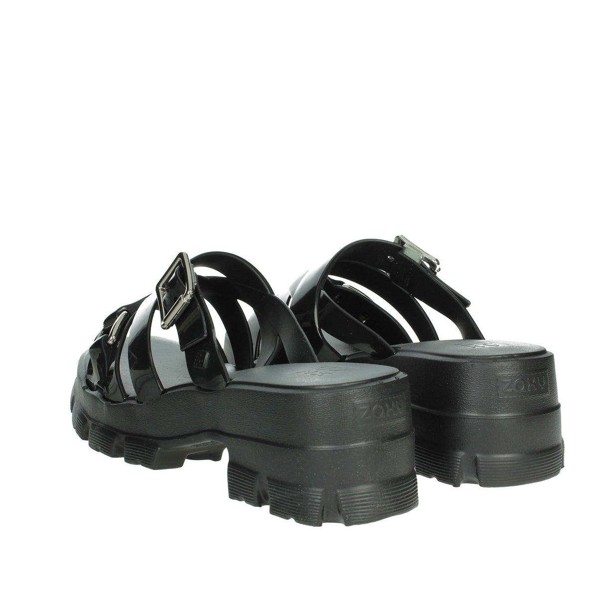 Zaxy Donna Ciabatte con tacco 18848 Nero