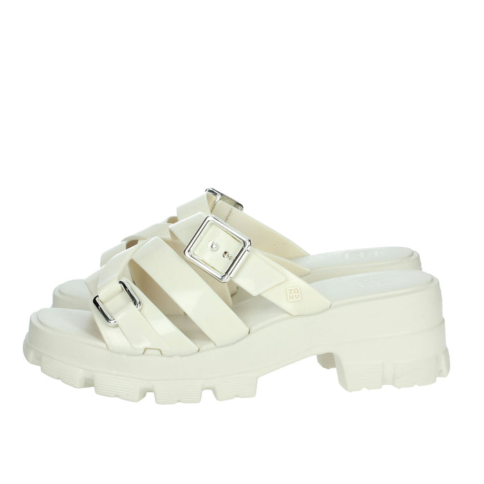 Zaxy Donna Ciabatte con tacco 18848 Bianco