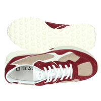 D.A.T.E. Uomo Sneakers bassa M391-VT-RP-BI Bordeaux