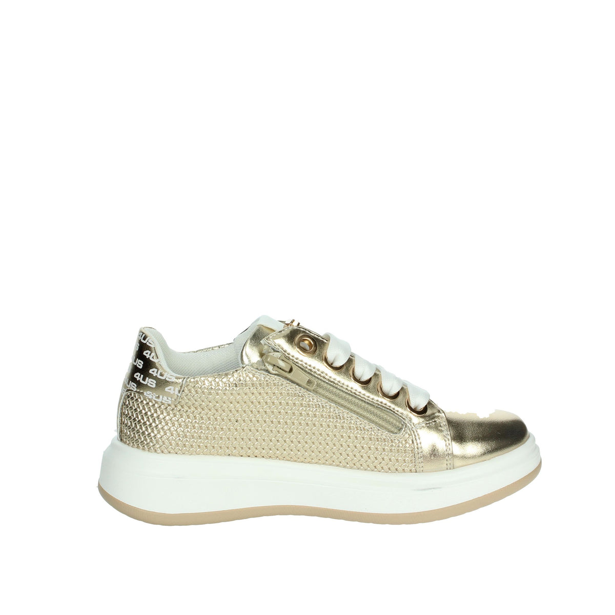 4Us Paciotti Bambine e ragazze Sneakers bassa 42701 Oro