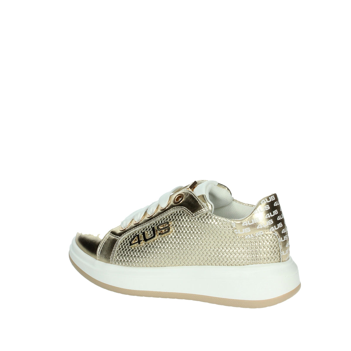 4Us Paciotti Bambine e ragazze Sneakers bassa 42701 Oro