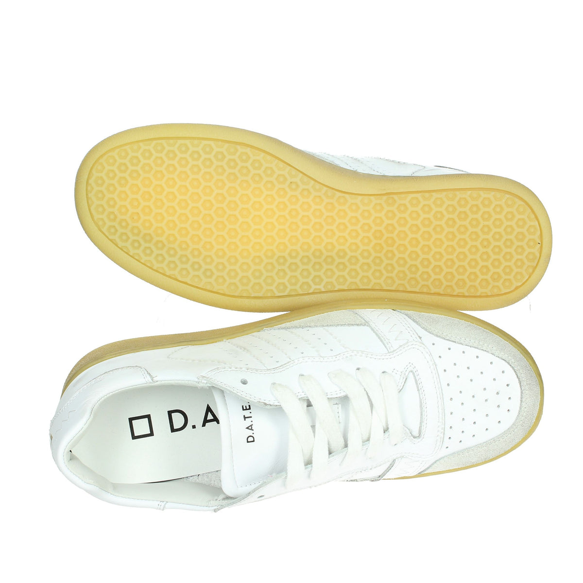 D.A.T.E. Donna Sneakers bassa W391-SL-CA-BN Bianco