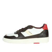 D.A.T.E. Uomo Sneakers bassa M391-C2-NT-IT Bianco/Marrone