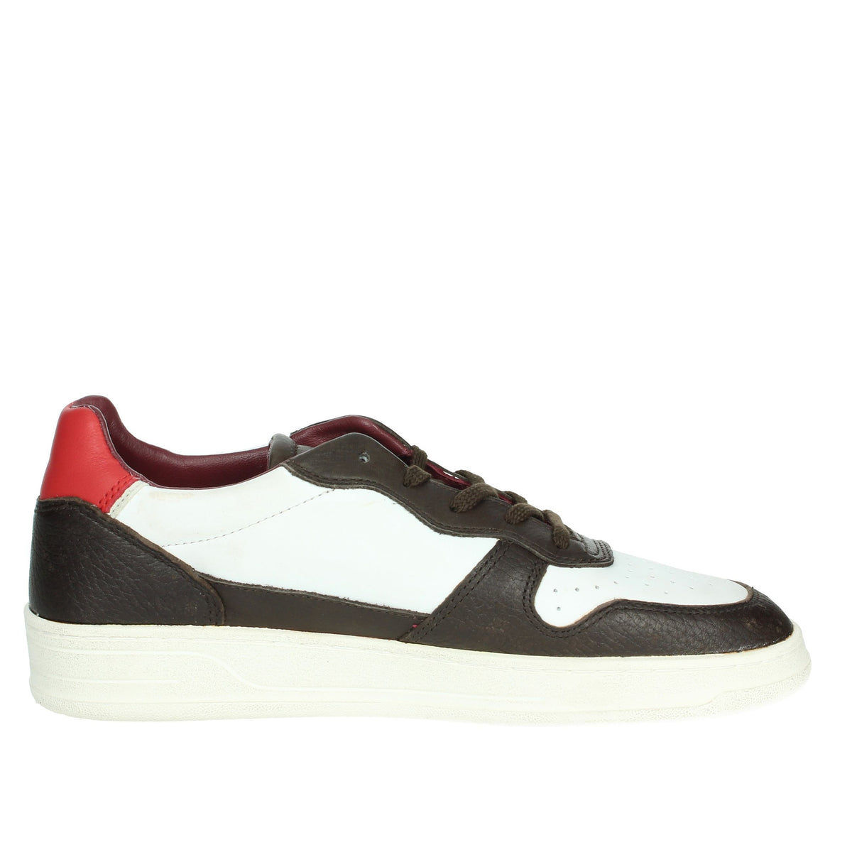 D.A.T.E. Uomo Sneakers bassa M391-C2-NT-IT Bianco/Marrone