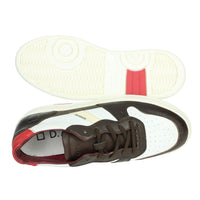 D.A.T.E. Uomo Sneakers bassa M391-C2-NT-IT Bianco/Marrone