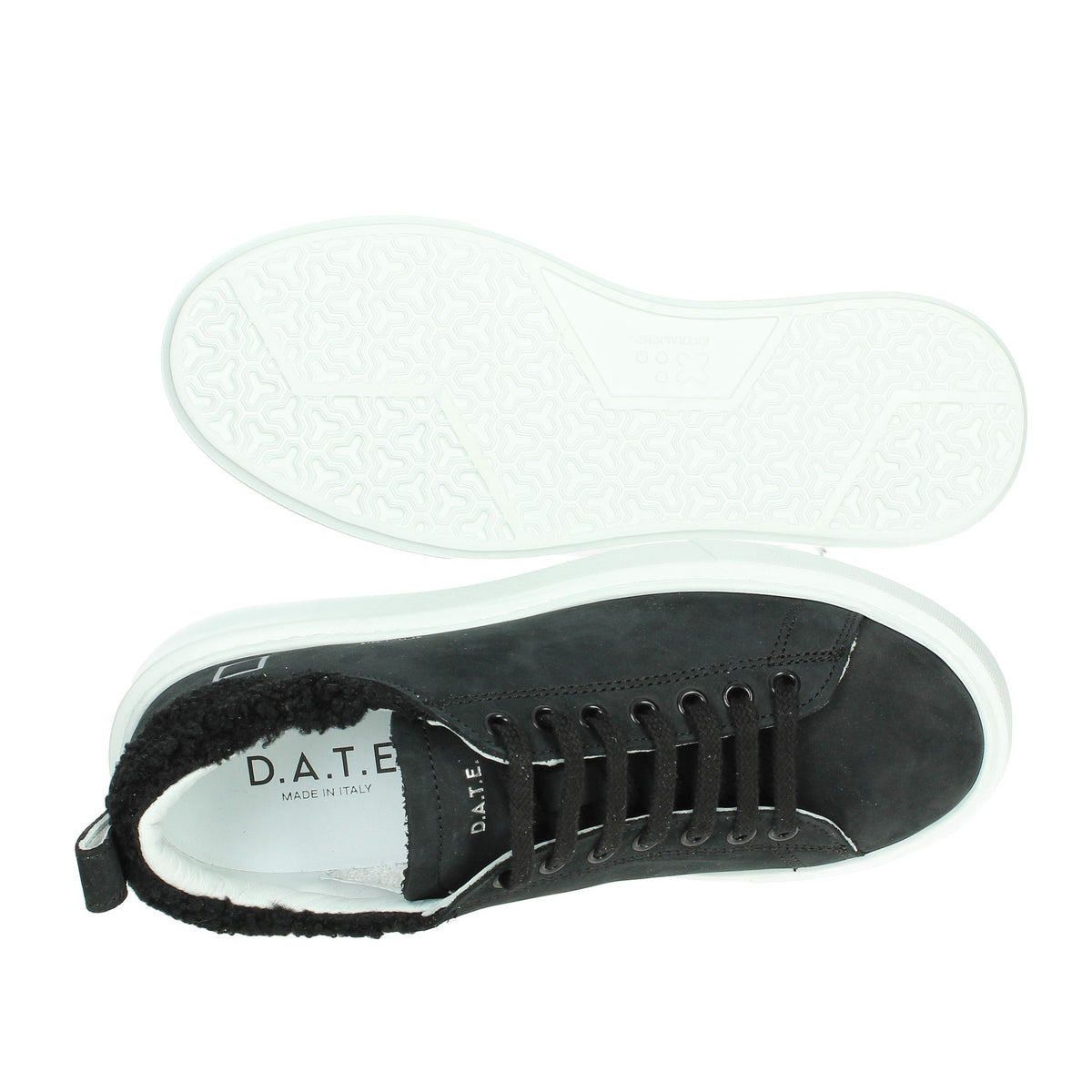 D.A.T.E. Donna Sneakers bassa W391-SF-TN-BK Nero