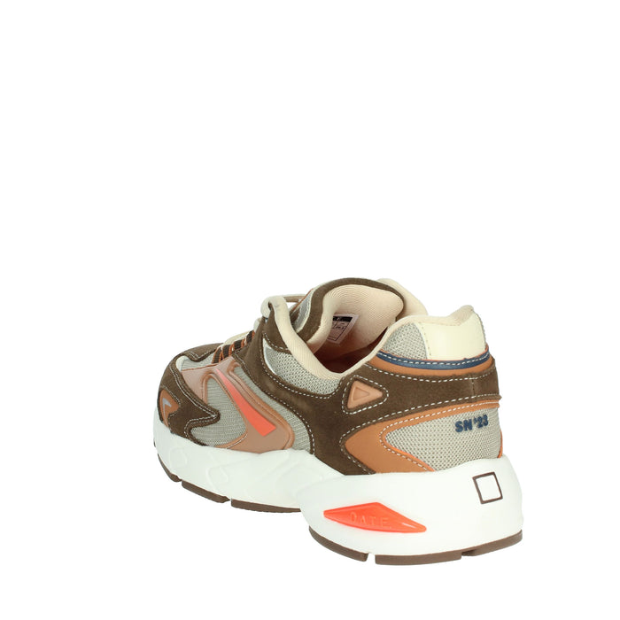 D.A.T.E. Uomo Sneakers bassa M391-SN-CL-BI Marrone
