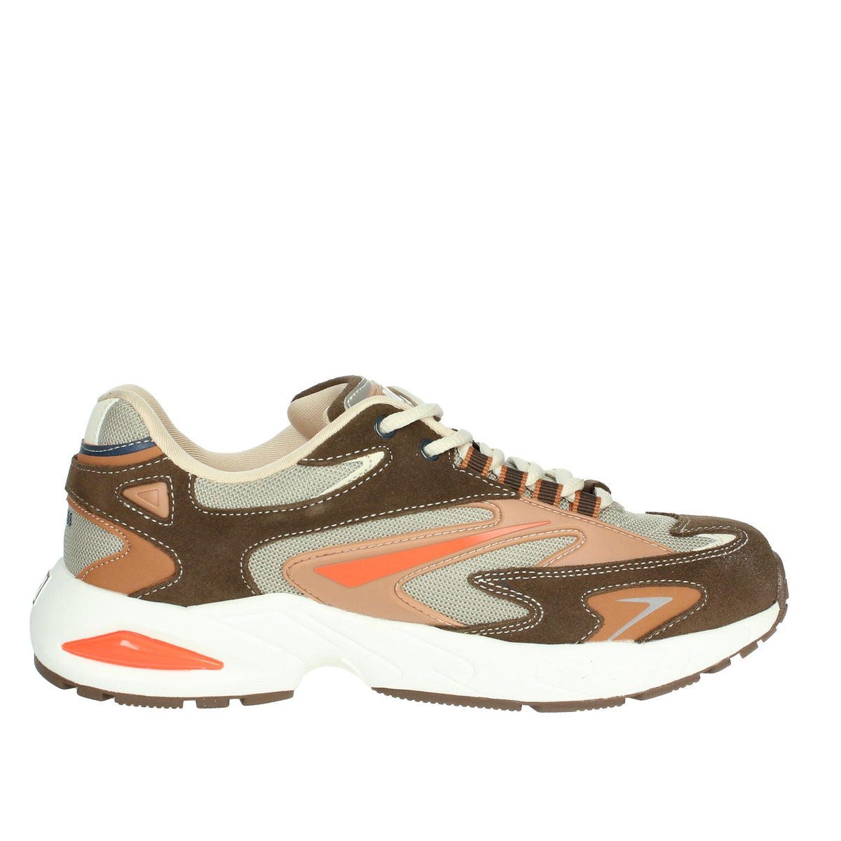 D.A.T.E. Uomo Sneakers bassa M391-SN-CL-BI Marrone