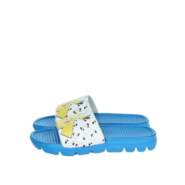 POKEMON Bambini e ragazzi Ciabatte basse PO000820 Bianco/Azzurro