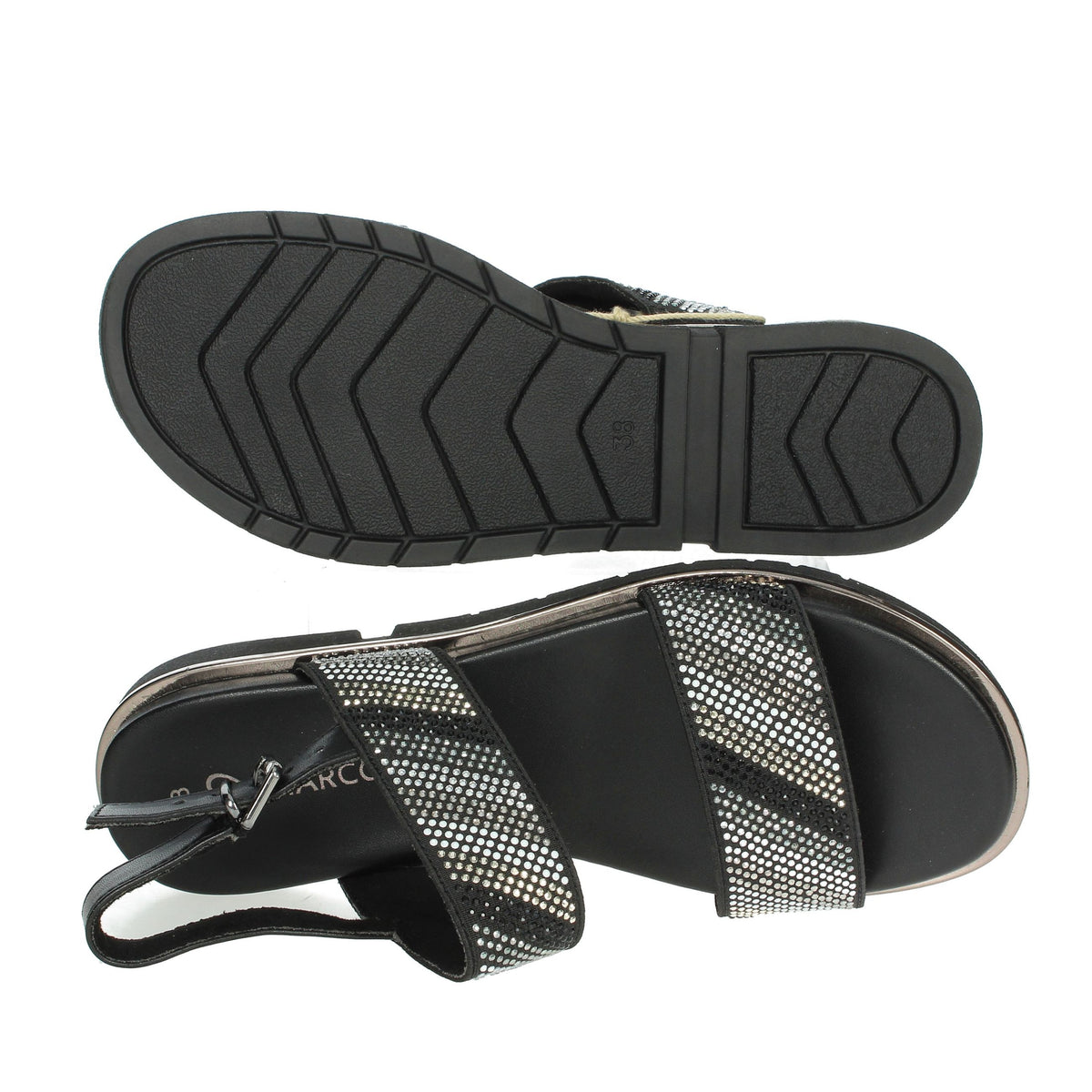 Marco Tozzi Donna Sandali bassi 2-28403-42 Nero