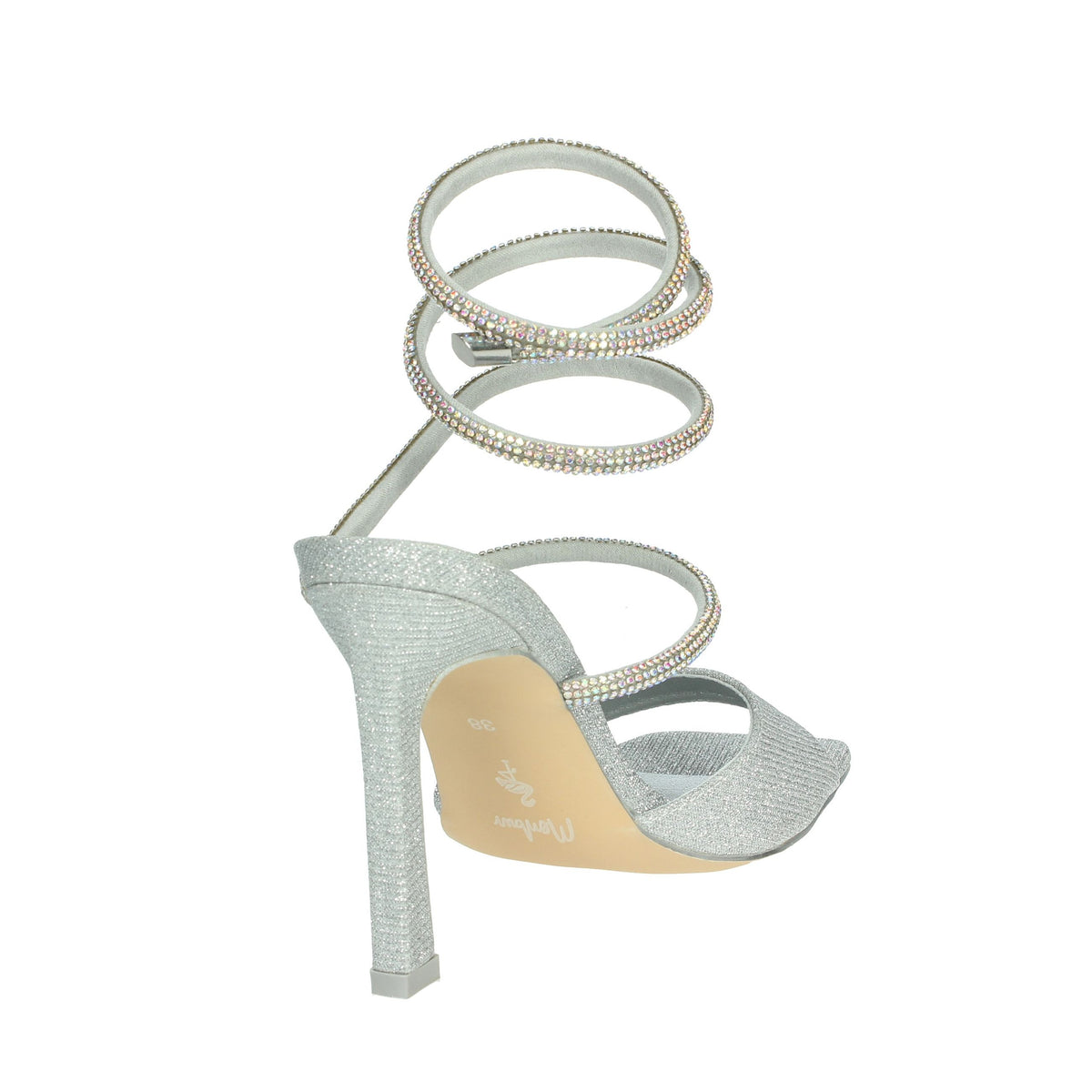 MENBUR Donna Sandali con tacco 24712 Argento