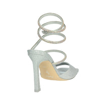 MENBUR Donna Sandali con tacco 24712 Argento
