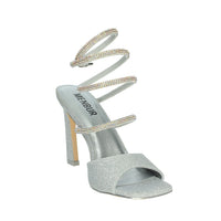 MENBUR Donna Sandali con tacco 24712 Argento
