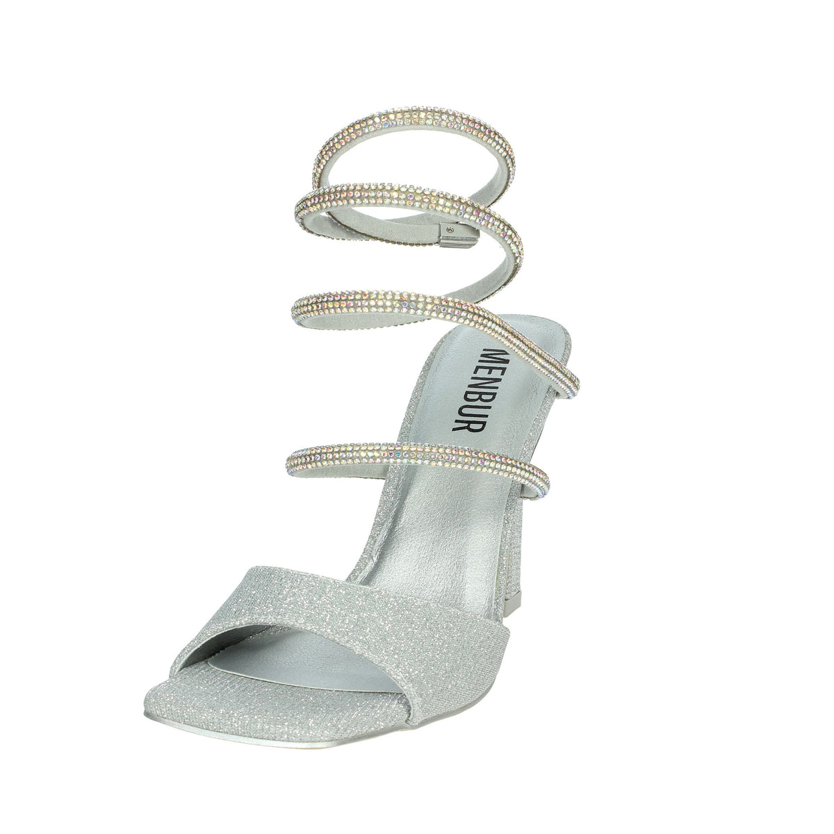 MENBUR Donna Sandali con tacco 24712 Argento