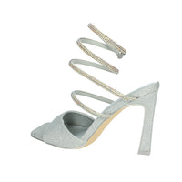 MENBUR Donna Sandali con tacco 24712 Argento
