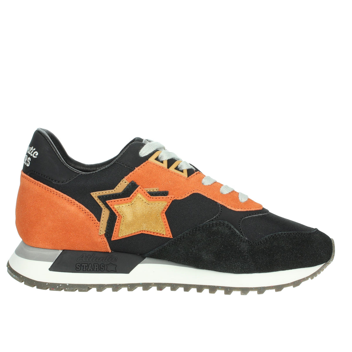 ATHLANTIC STARS Uomo Sneakers bassa AS32M100 Nero/Arancio