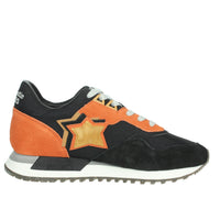 ATHLANTIC STARS Uomo Sneakers bassa AS32M100 Nero/Arancio