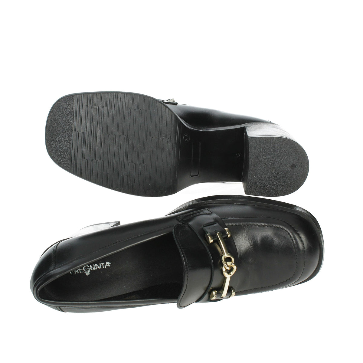 PREGUNTA Donna Mocassino tacco 2320046 Nero
