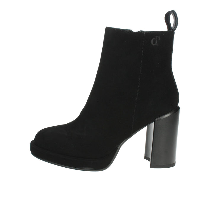 MANUFACTURE D'ESSAI Donna Stivaletti tacco AA28 Nero