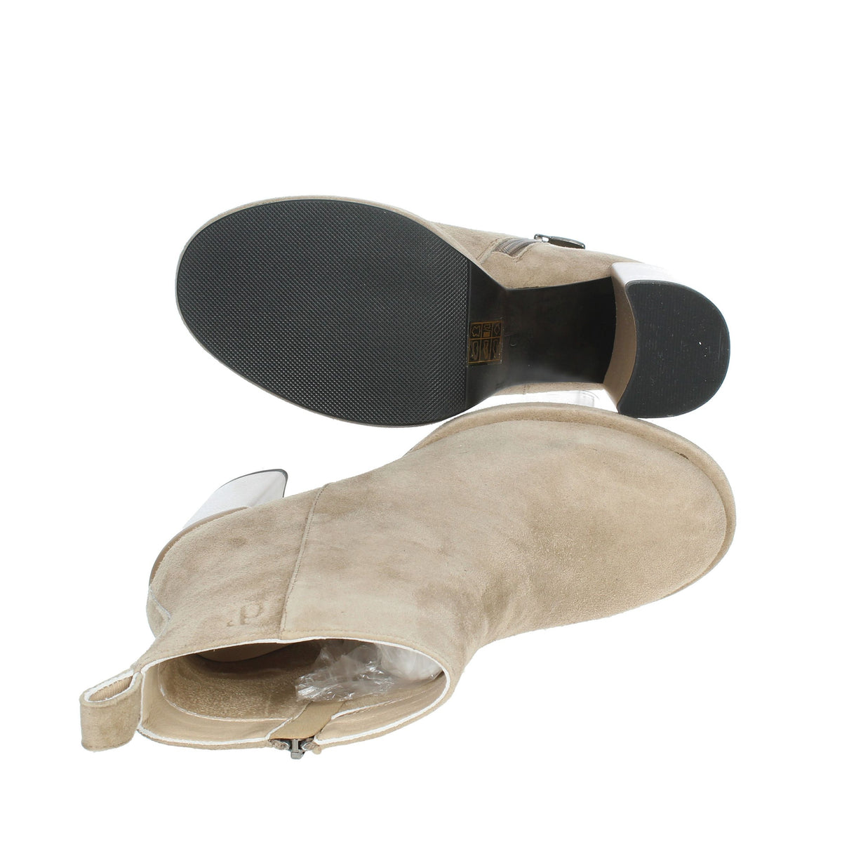 MANUFACTURE D'ESSAI Donna Stivaletti tacco AA28 Beige