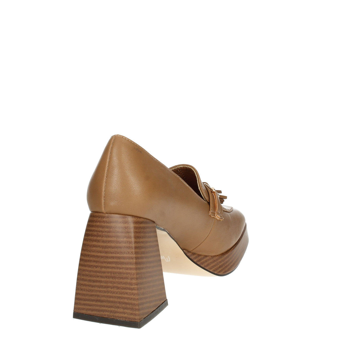 MENBUR Donna Mocassino tacco 24461 Cuoio