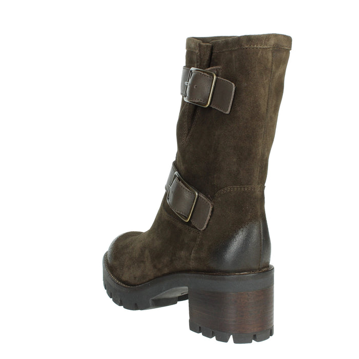MANAS Donna Stivaletti tacco 3111 Marrone