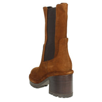 MANAS Donna Stivaletti tacco 7520 Cuoio