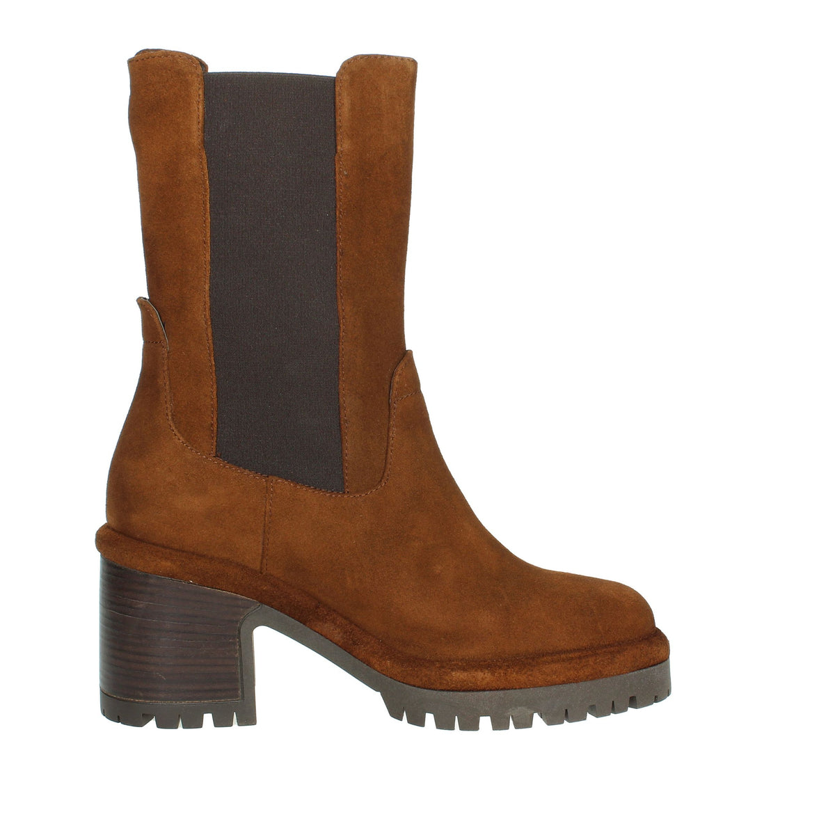 MANAS Donna Stivaletti tacco 7520 Cuoio